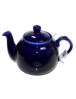 4 cup Dark Blue Teapot with...