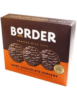 Border Dark Chocolate Ginger biscuits (150g)