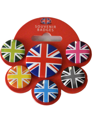 Union Jack Badge set