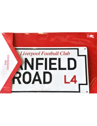 Anfield Road street sign...