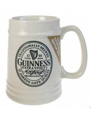 Ceramic Tankard White (14cm)